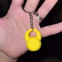 Kettle ball keychain, gym, workout