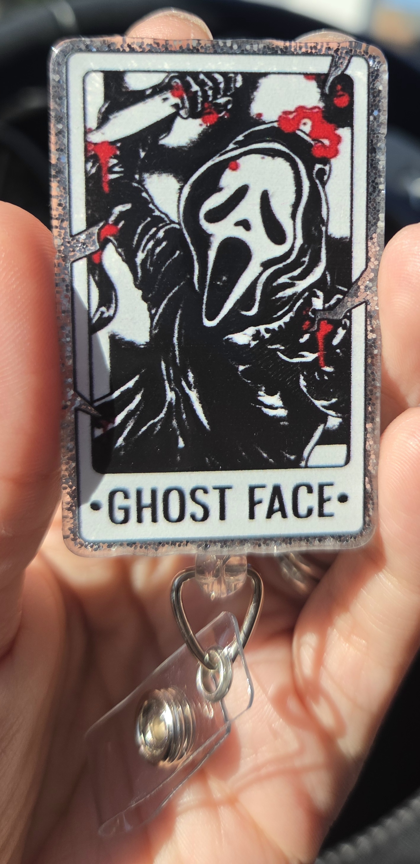 Ghost face badgereel