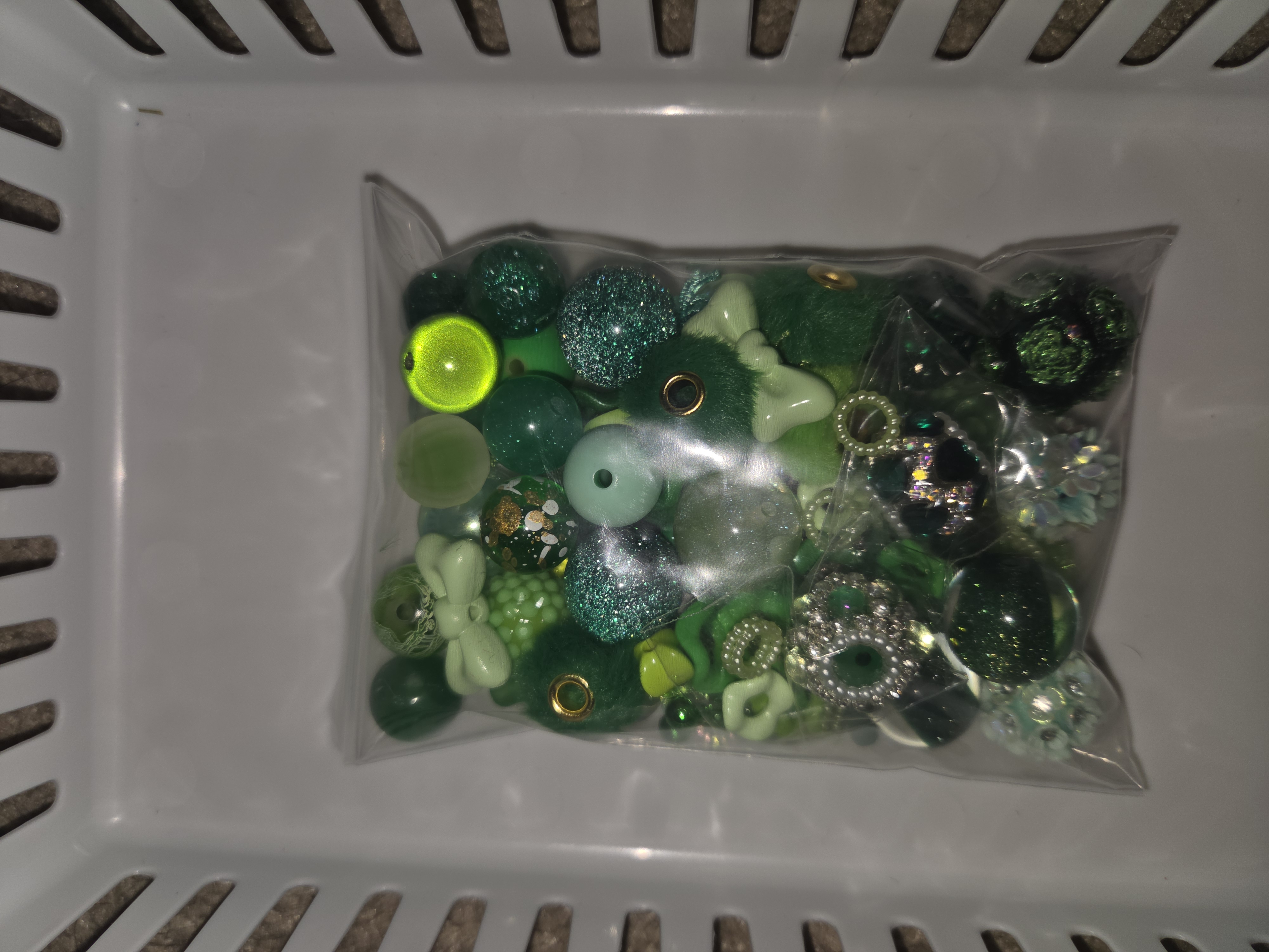 Green bead mix