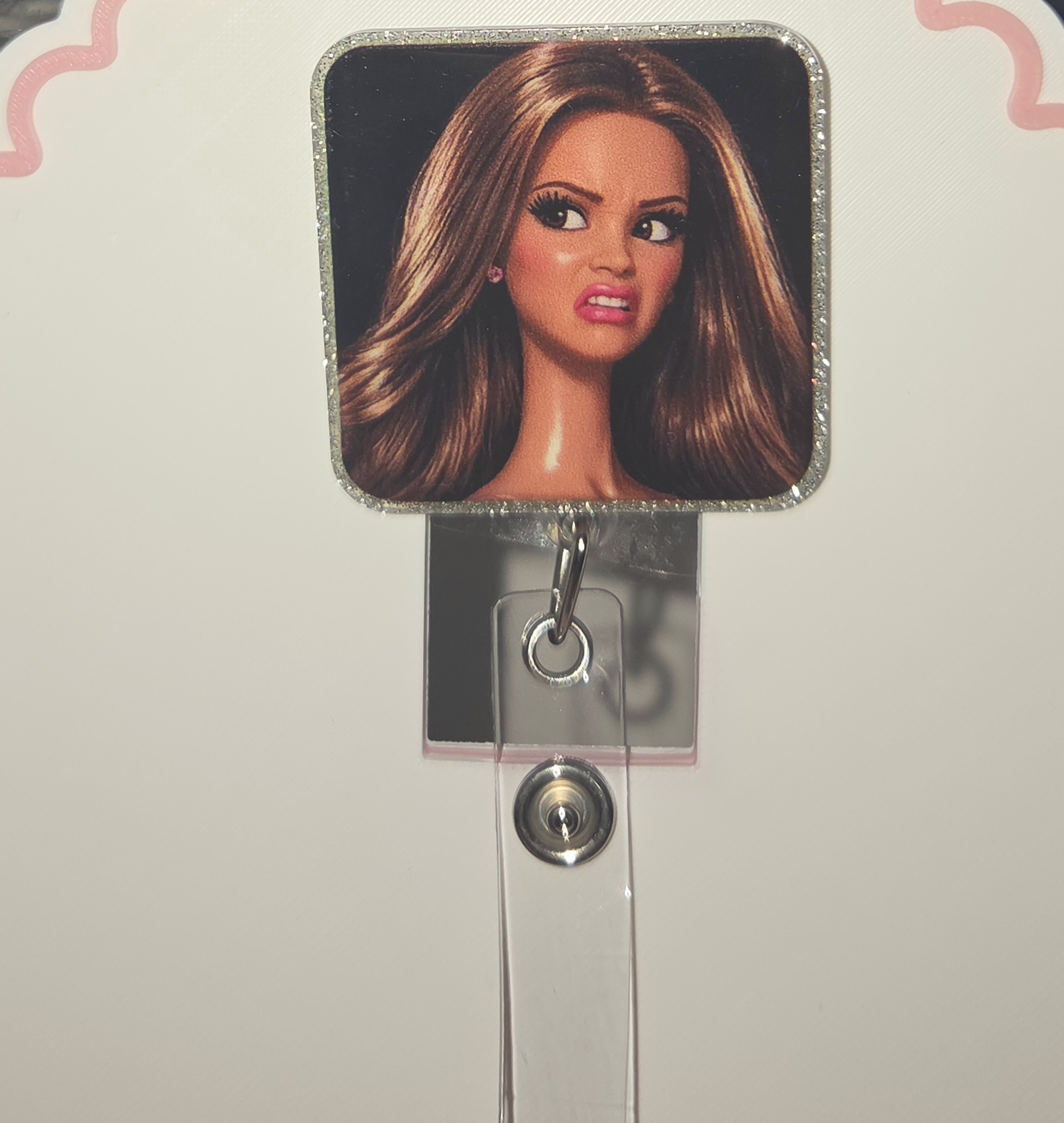 Funny girl face version 1 badgereel