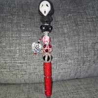 Handmade Ghostface Charm Pen