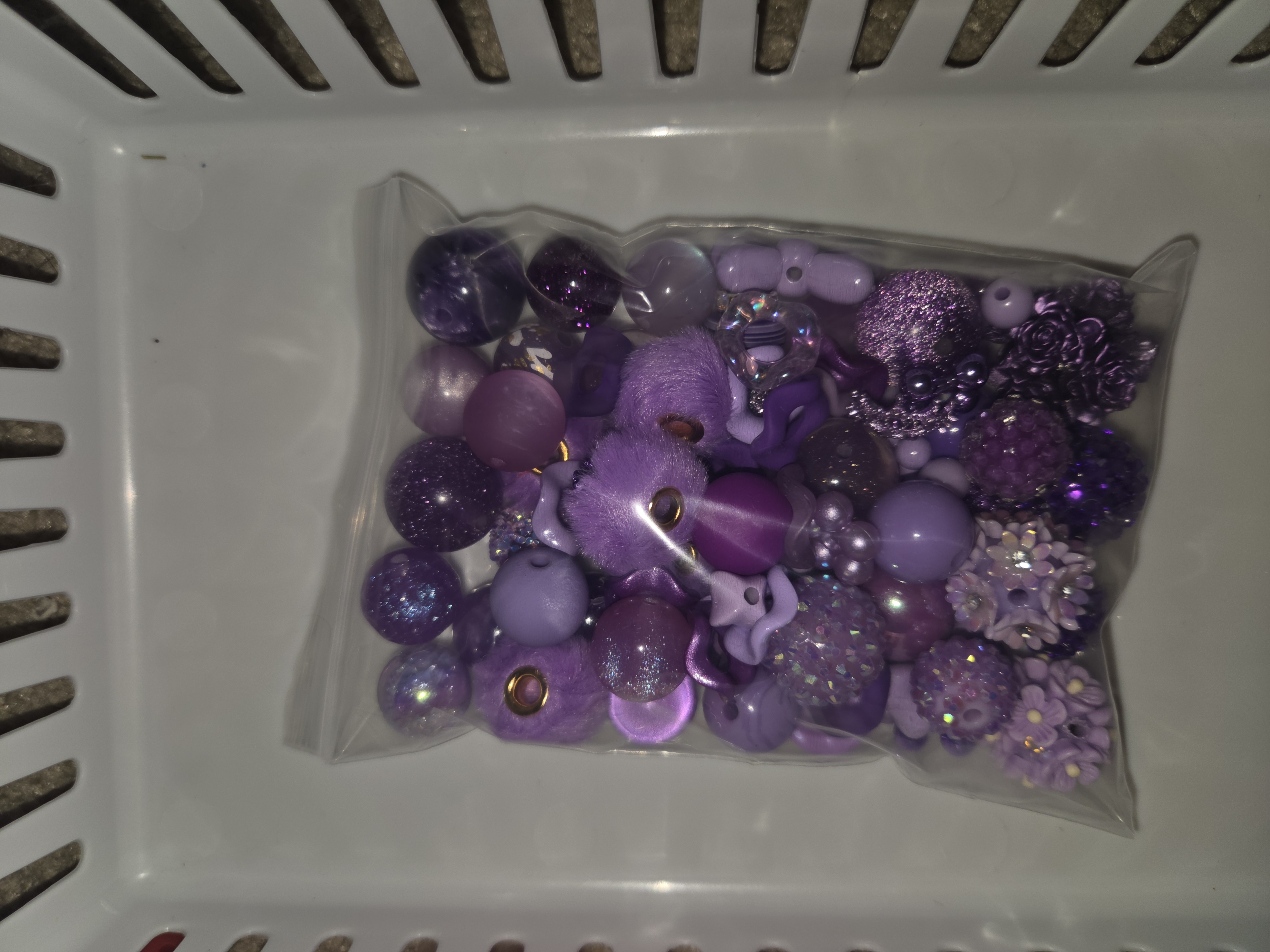 Purple bead mix