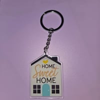 Home sweet home keychain